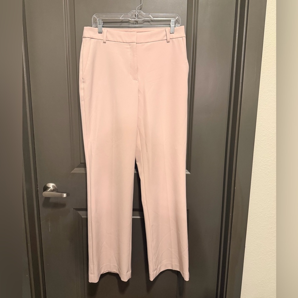 Express Straight Leg Dress Pants in Blush Pink